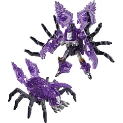 Hasbro Transformers CYBERWORLD Energon Surge Airachnid Cyber Changers mit Panzerung