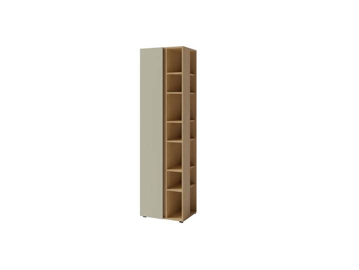 BÜCHERREGAL MURO 55x40x195 cm, Regal Eichefarben