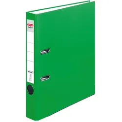 herlitz Ordner Rückenbreite 5 cm DIN A4 Kunststoff hellgrün