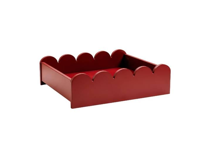 TÔNN furniture Plateau Bump 35x41 cm Burgundy