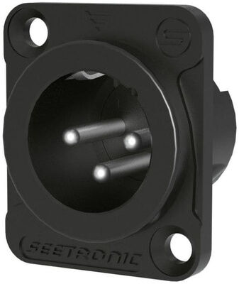 Seetronic MJ3F2C-B 3pin XLR black