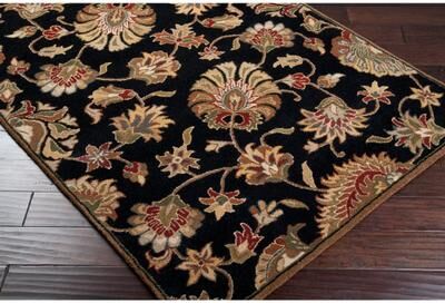 Livabliss Caper Handmade Floral Wool Area Rug