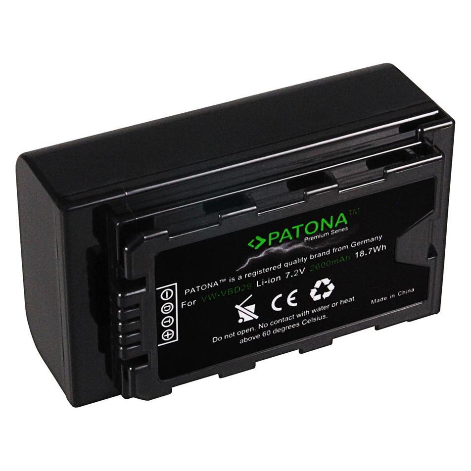 Patona Premium Akku f. Panasonic VW-VBD29 AJ-PX298MC HDC-MDH2GK Aj-HPX270 (Kamera Akku) (33229553)