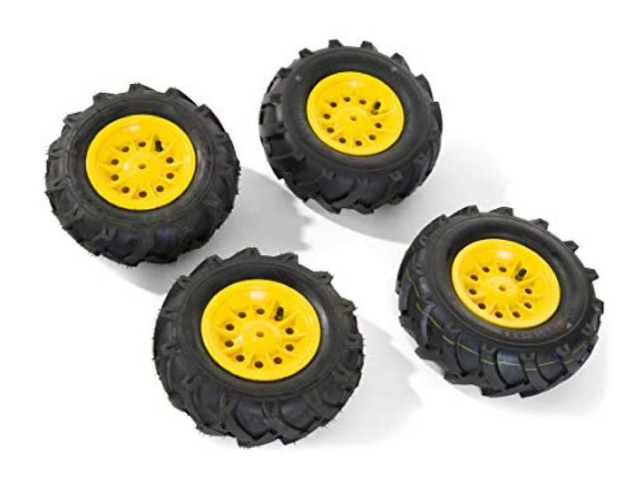 Rolly Toys 409303 - Luftbereifung für Traktor gelbe Felge