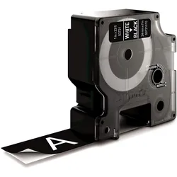 Dymo, Beschriftungsband, Schriftbandkassette (2.40 cm, Schwarz)