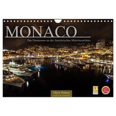 Monaco - Das Fürstentum an der französischen Mittelmeerküste (Wandkalender 2027 DIN A4 quer), CALVENDO Monatskalender