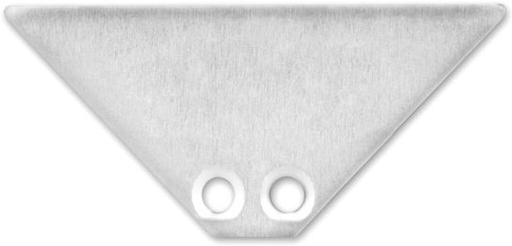 Isoled Endkappe Ec84 Aluminium Für Profil Corner12, 2 Stk Inkl. Schrauben