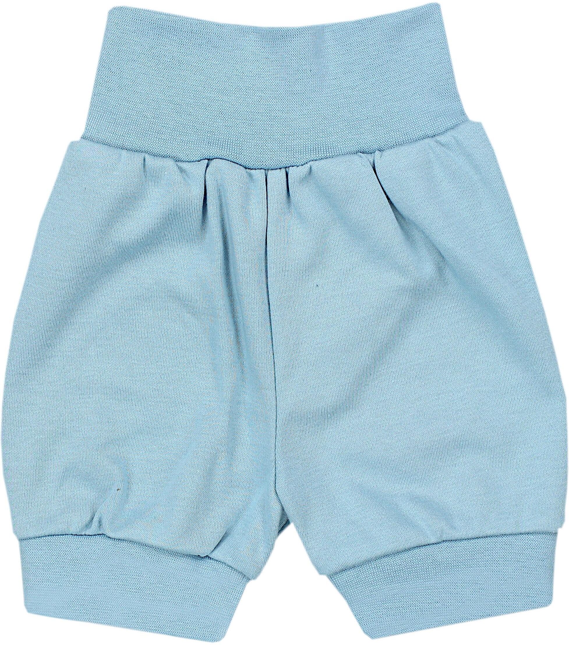 Pumphose TUPTAM "Pumphose Baby Sommershorts 5er Pack", Jungen, Gr. 74, N-Gr, blau (dunkelblau blau graphit grau grün), Obermaterial: 100% Baumwolle CO., Hosen Pumphose