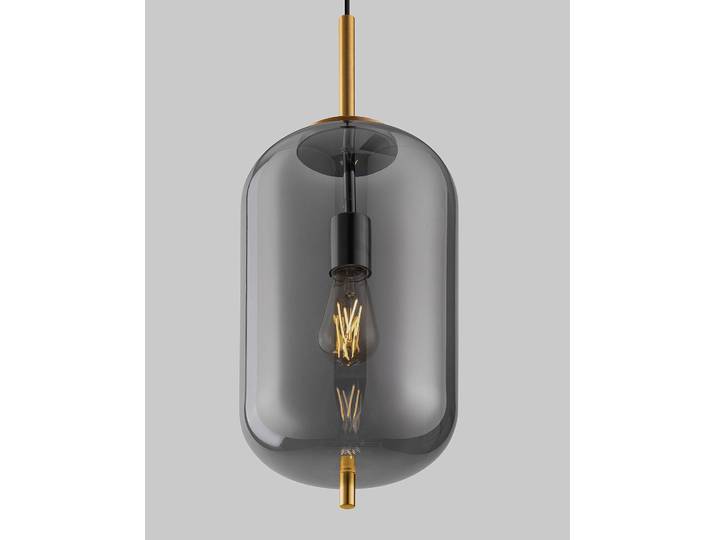 Suspension Lato type F Ø 22cm Doré/Doré Câble ABS, douille ABS, baldaquin aluminium, boîtier luminaire aluminium Ampoule électrique/LED/Smart