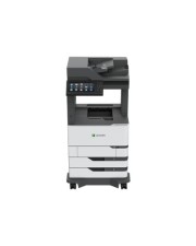 Lexmark MX822ade Multifunktionsdrucker s/w Laser 215.9 x 355.6 mm Original A4/Legal Medien bis zu 52 Seiten/Min. Kopieren Drucken 1100 Blatt 33.6 Kbps USB 2.0 Gigabit LAN 2.0-Host (25B2010)