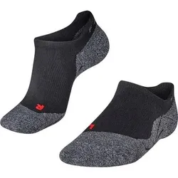 FALKE RU3 Invisible Herren Füßlinge, Größe 42-43 in Schwarz Schwarz