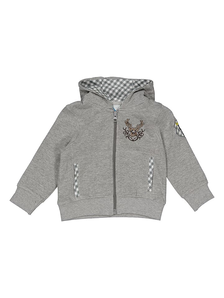 Isartrachten Sweatjacke in Grau - 86