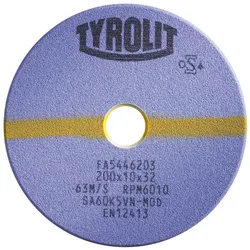 TYROLIT Schleifwerkzeuge für Sägeschärfautomaten DxTxH 150x2x32 Für Kreissägen und stellitierte Band- und Gattersägen, Form: 1C, Art. 935730