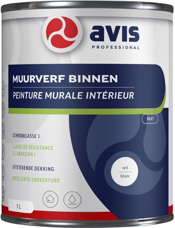Avis Muurverf Permoglaze - Wit   8712576300539   Verf