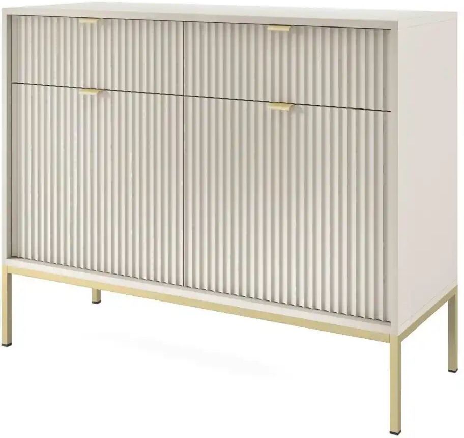 Höffner Sideboard  Nova ¦ beige ¦ Maße (cm): B: 104 H: 83