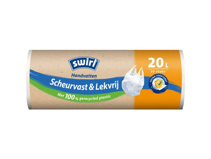 Swirl afvalzakken met bindsluiting 20 l 20 stuks