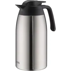 Alfi THV stainless steel mat 2,00l, Thermoskanne, Schwarz, Silber