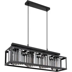 Hängeleuchte MATHILDE (LBH 68x17x120 cm) - schwarz - LBH 68x17x120 cm