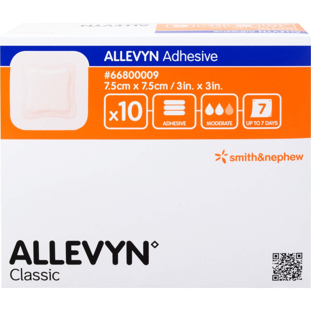 + Prisoma GmbH Allevyn Adhesive 7,5x7,5 cm haftende Wundauflage 12544260