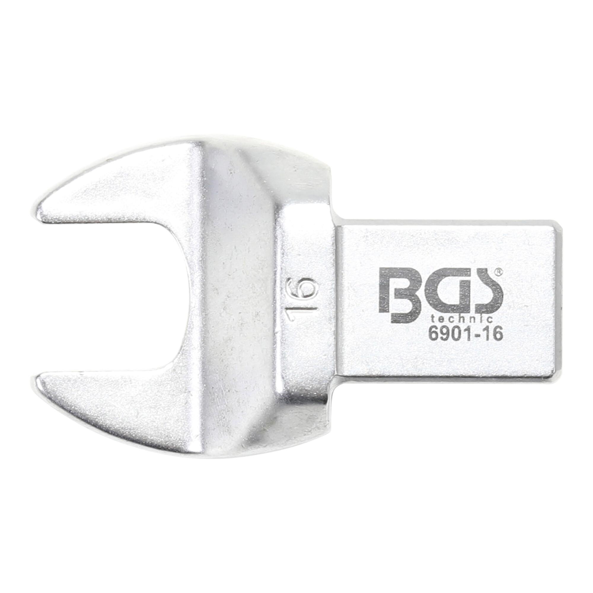 BGS Einsteck-Maulschlüssel 6901-16, 16 mm, Aufnahme 14 x 18 ; BGS technic)