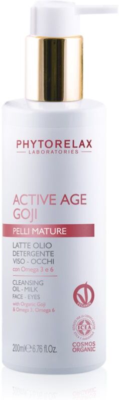 Phytorelax Laboratories Bio Active Age Goji gentle cleansing lotion for mature skin 200 ml