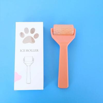 Inspired Living Cooling Ice Roller For Face Reusable Facial Massage Roller For De Puffing, Skin Tightening & Soothing Care orange