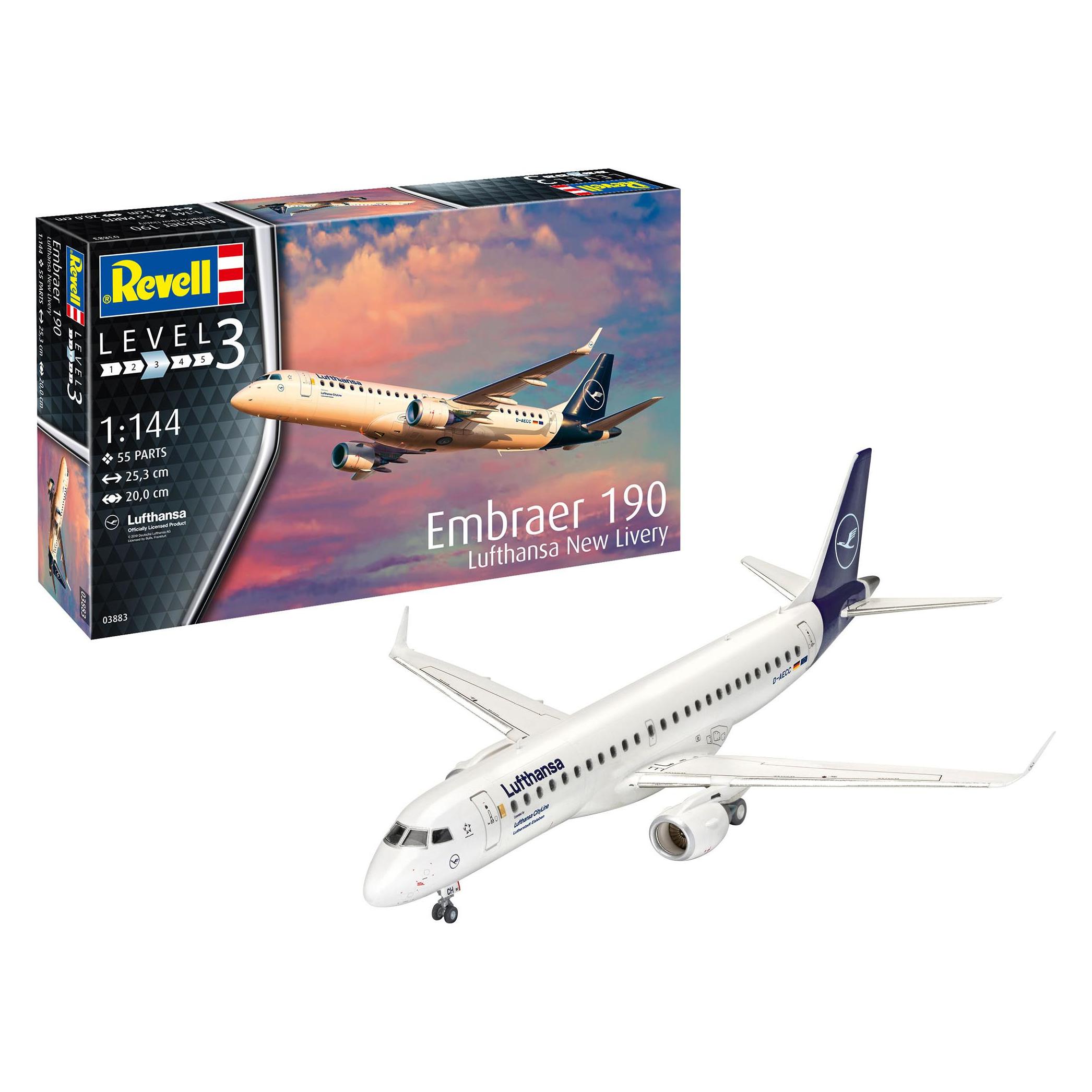 Revell Embraer 190 Lufthansa New Livery (3883)