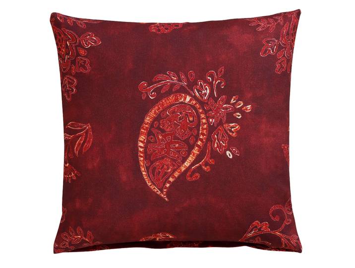 Kissenhüllen CASATEX Orient , rot (bordeaux), B:40cm L:40cm, Baumwolle, Obermaterial: 100% Baumwolle, Kissenbezüge, Kissenhüllen