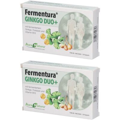 Auranatura Fermentura Ginkgo Duo+ Kapseln 2x 2x30 St