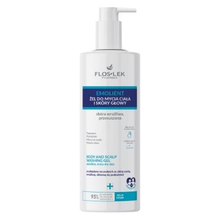 Floslek Fos-lok Emolimo-Körper und Kopfhautgelempfindlichkeit, trocken, 400 ml (400 ml) (40739865)