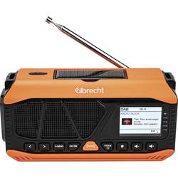 Albrecht DR113 Outdoorradio DAB+, UKW UKW, DAB+, Notfallradio, Bluetooth® Handkurbel, Solarpanel, spritzwassergeschützt, staubdicht, Taschenlampe, 27913