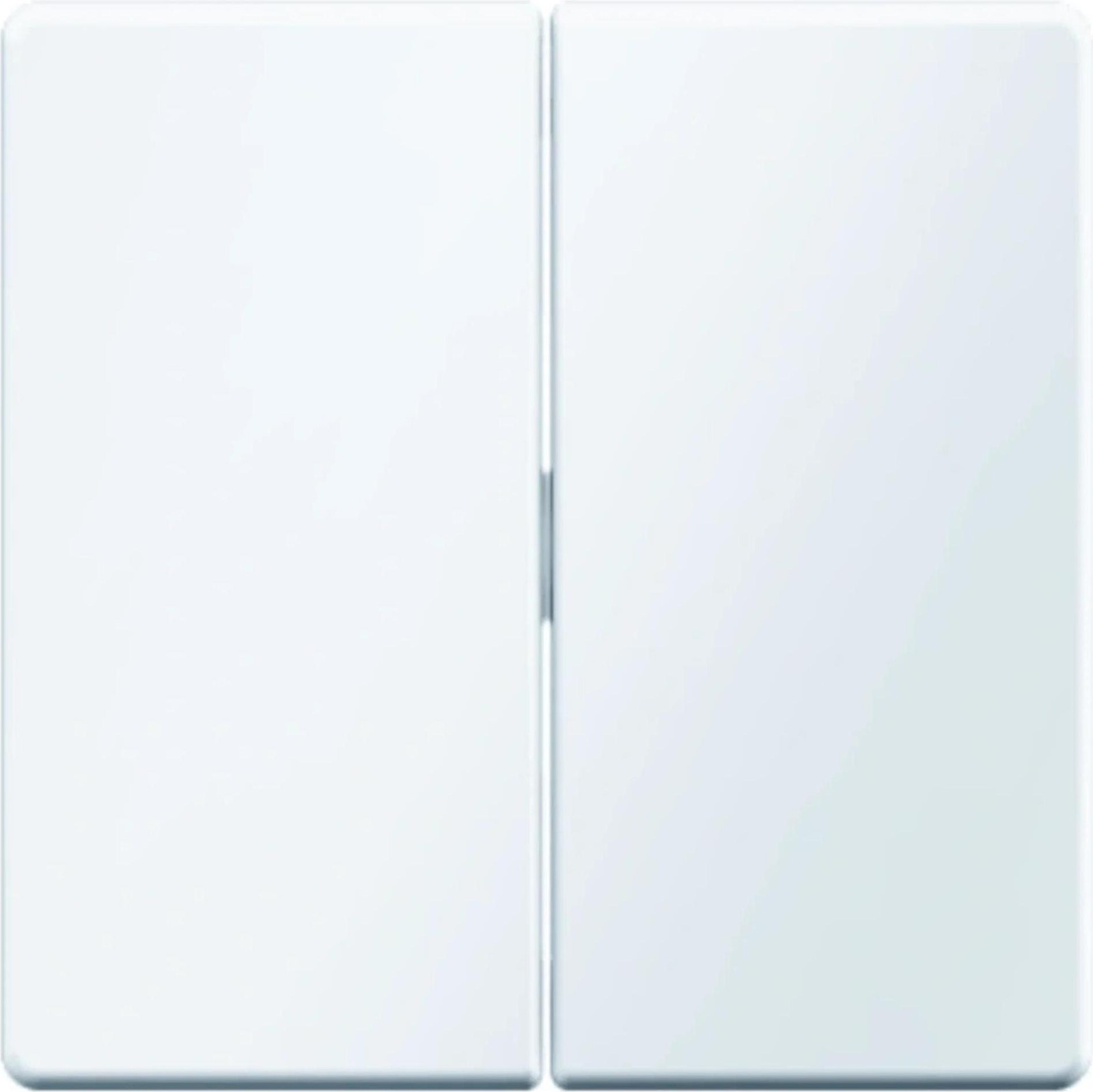 Berker schommel Q.1/Q.3, polarwit, fluweel