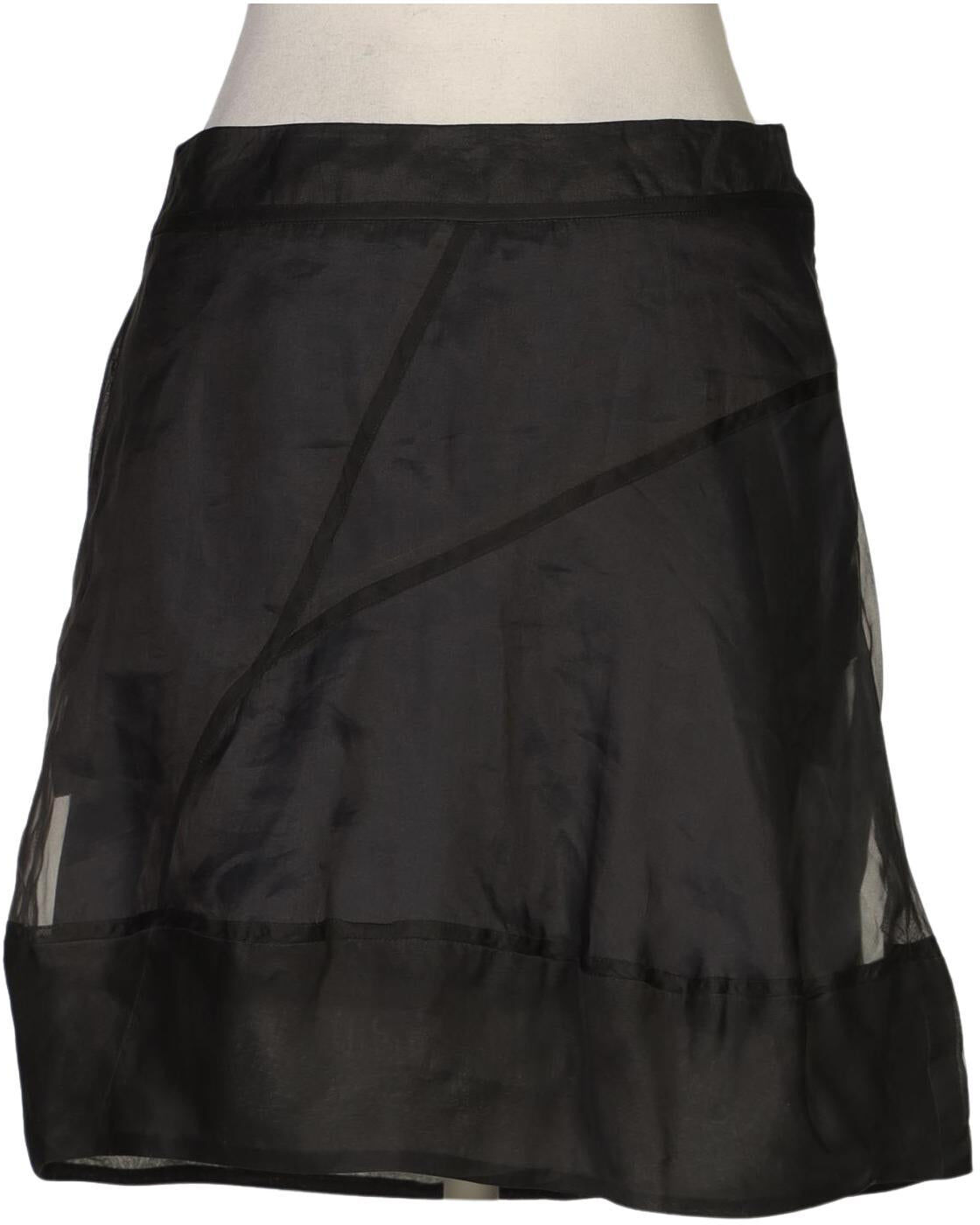 Chloe Damen Rock, Schwarz, Gr. EU 32 (FR 34), Seide / Baumwolle - Second Hand