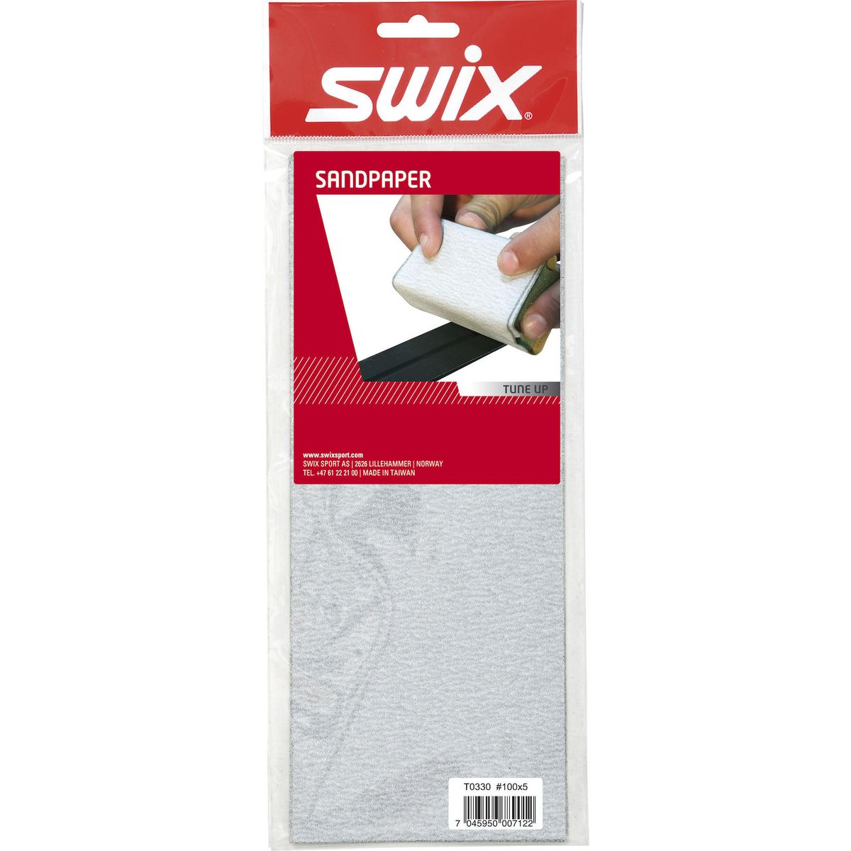 Swix T330 Sandpaper, 5 pcs #100 uni (00000) T0330