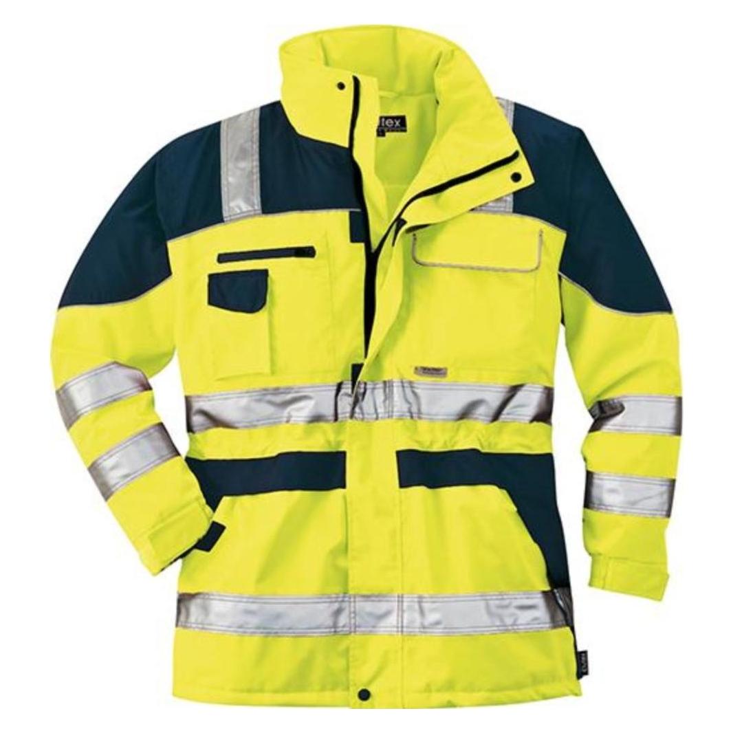 Magni ELUTEX Warnschutz-Parka Safety Plus, 1 Stück, S, gelb/navy, 8406 (M) (4031973073032)