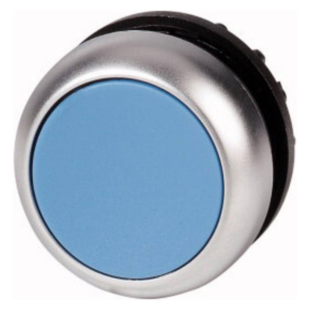 Eaton Drucktaste flach M22-DR-B IP67 rastend Frontring titan blau M22-DR-B (216623)