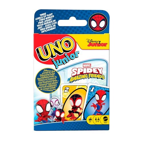 Mattel Games UNO Junior Spidey en zijn geweldige vrienden