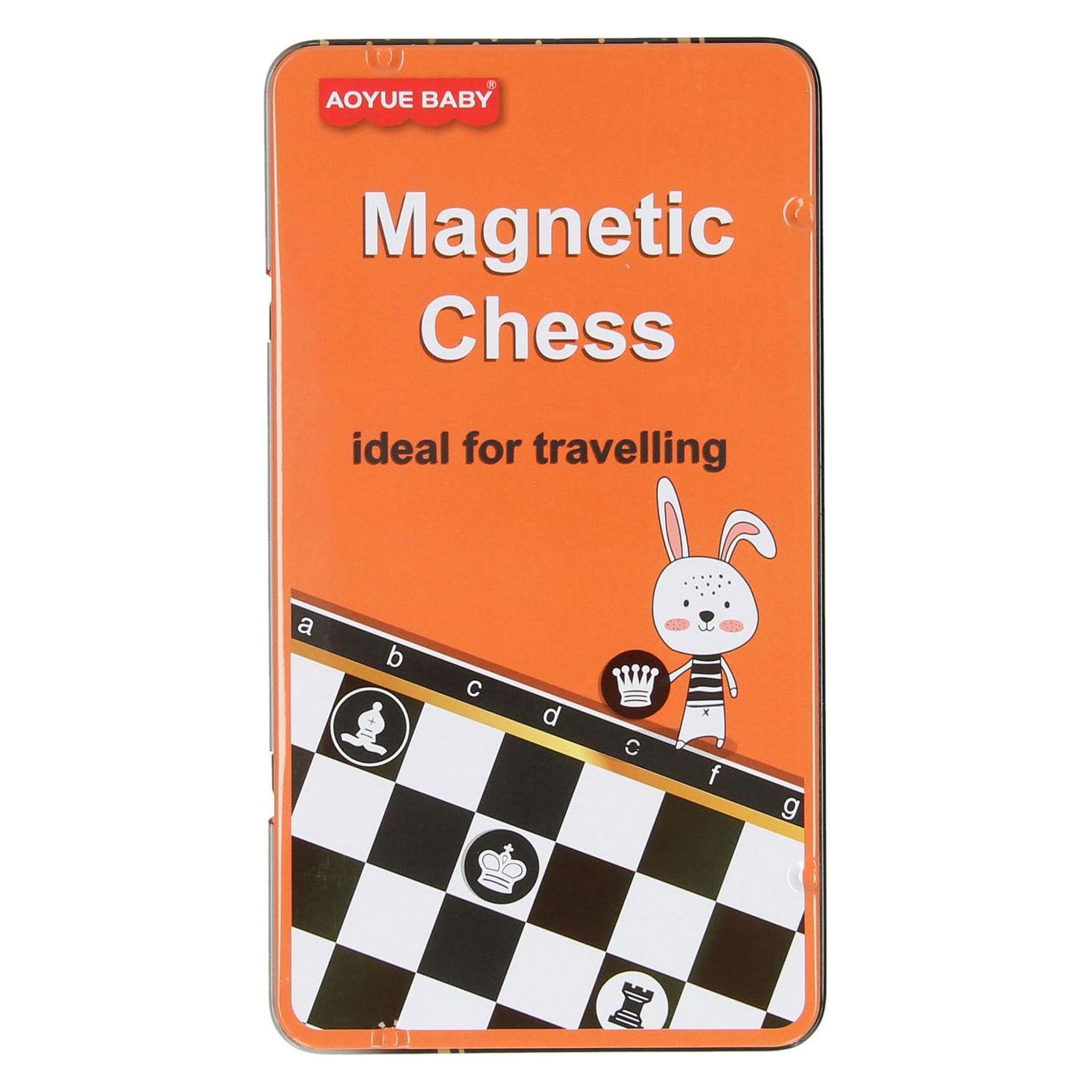 Aoyue Magnetisches Schachspiel in einer Dose (54043013)