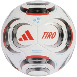 adidas Tiro Pro Fußball Spielball JW1533 - white/black/bright red