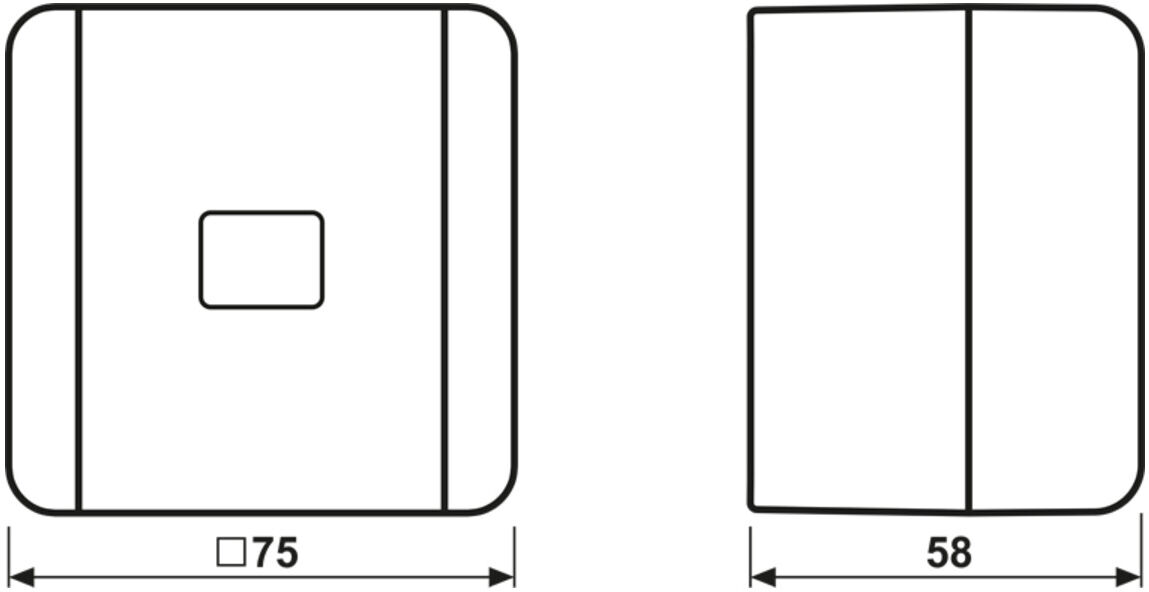 Jung Heizung-Notschalter 3-pol. 803 HW (803HW)