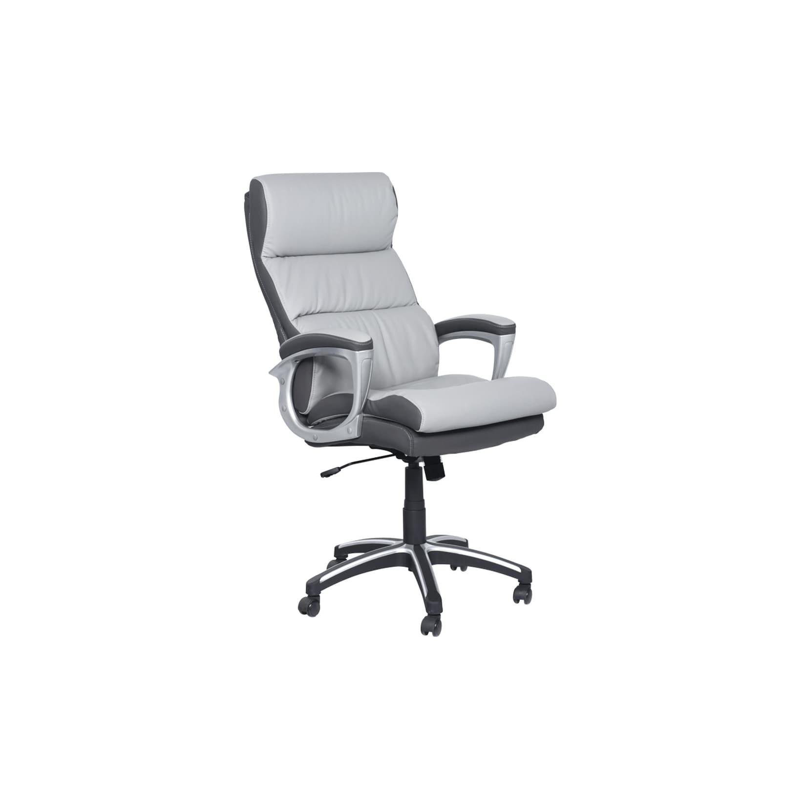 Carmen 5006 Chefsessel mit Kunstleder – Grau