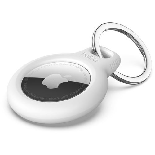 Belkin Secure Holder Schlüsselanhänger für Apple AirTag, weiss