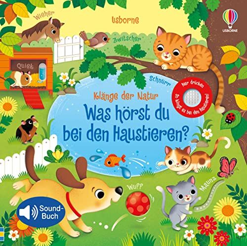 Sam Taplin - Klänge der Natur: Was hörst du bei den Haustieren?: Soundbuch mit 10 echten Naturklängen (Klänge-der-Natur-Reihe) - Preis vom 09.10.2026 07:28:09 h