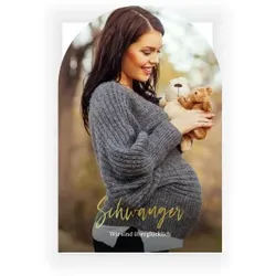 Schwangerschaftsankündigung mit eigenen Fotos gestalten im Design "Torbogen" - Musterkarte - Karten einfach online bei wunderkarten gestalten und bestellen