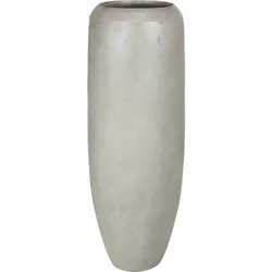 Cigar Pflanzgefäß - frostfest Ø 54 cm, Höhe 150 cm grau