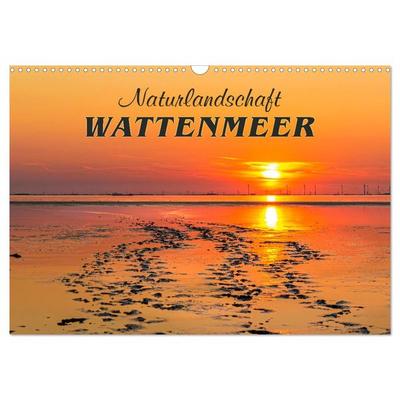 Naturlandschaft WATTENMEER (Wandkalender 2026 DIN A3 quer), CALVENDO Monatskalender