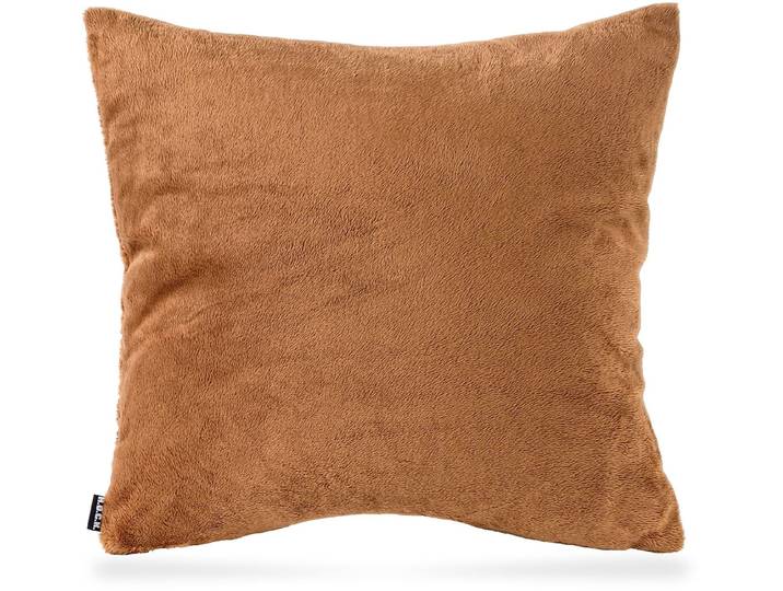 Dekokissen H.O.C.K. Grizzly , braun (braun, bedruckt), B:70cm L:70cm, Polyester, Dekokissen_Sitzkissen_Kissenhüllen, Dekokissen, weich und kuschelig