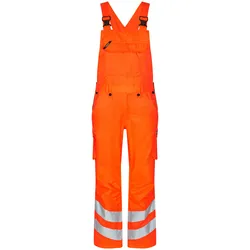 Warnschutz Latzhose "3545-319" Safety leicht Kl. 2 - 50 - Orange