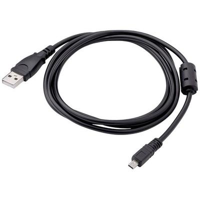 Akyga USB-Kabel USB-A Stecker, UC-E6 1.50m Schwarz AK-USB-20