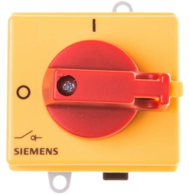 Siemens lastscheidingsoverstap 3LD met noodstopknop IP40